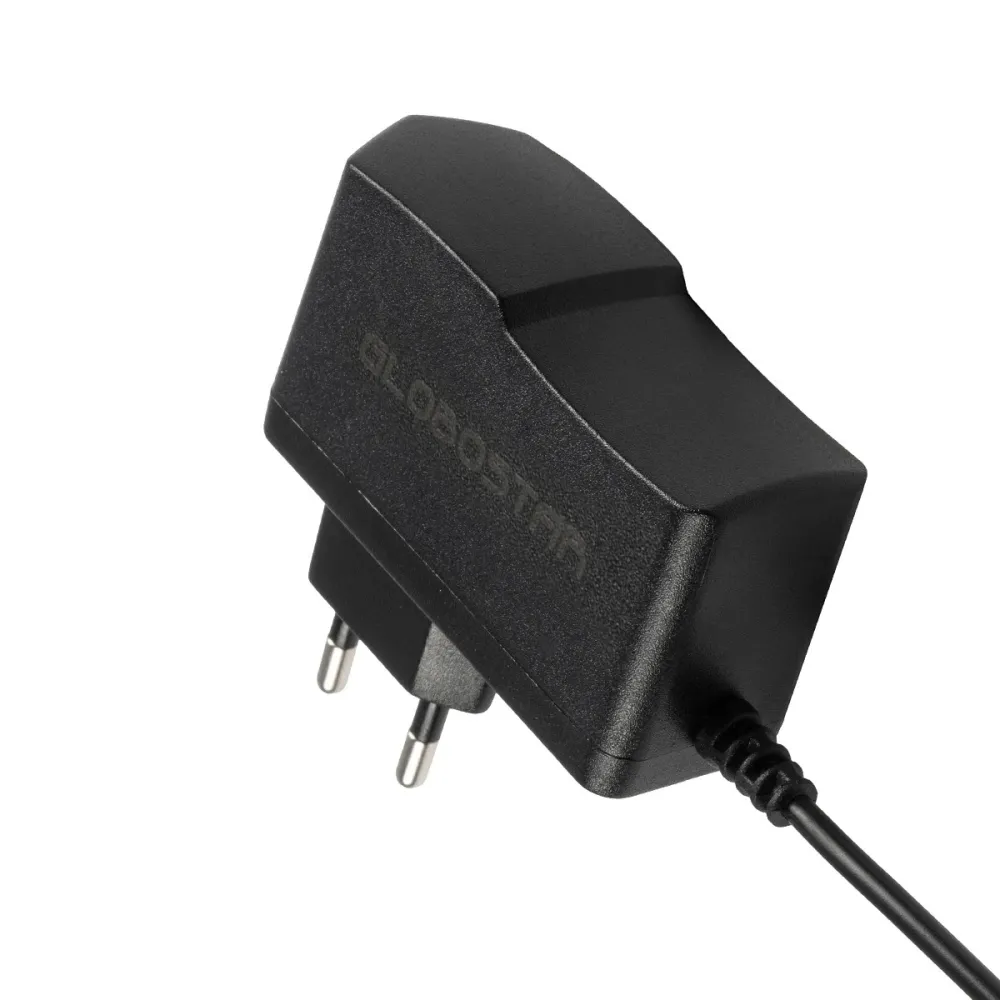 GLOBOSTAR® VOLTIX GLB-107-0005 Τροφοδοτικό/Μετασχηματιστής Class II SELV 12W 0.5A AC 220-240V σε DC 24V IP20 - Μαύρο Ματ - Μ7.3 x Π4 x Υ2.8cm - 3 Χρόνια Εγγύηση