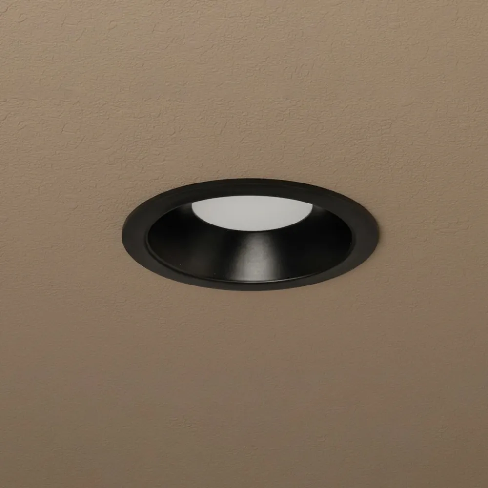 kelvo® SIGMA KLV-101-0041 Χωνευτό Φωτιστικό Downlight Σποτ Μπάνιου για Λάμπα MR16 με Ντουί GU10 AC 220-240V Αδιάβροχο IP65 - Μαύρο Ματ - Μ8.5 x Π8.5 x Υ4.4cm / Q7.5cm