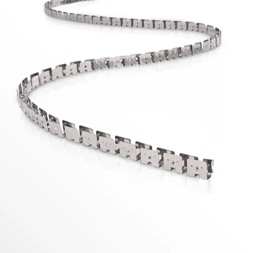 kelvo® NEONPRO KLV-101-0069 Εύκαμπτη Βάση Στήριξης για Neon Flex LED Αδιάβροχο IP65 - Νίκελ Χρώμιο - Μ1000 x Π0.7 x Υ1.2cm - Ρολό 10 Μέτρων