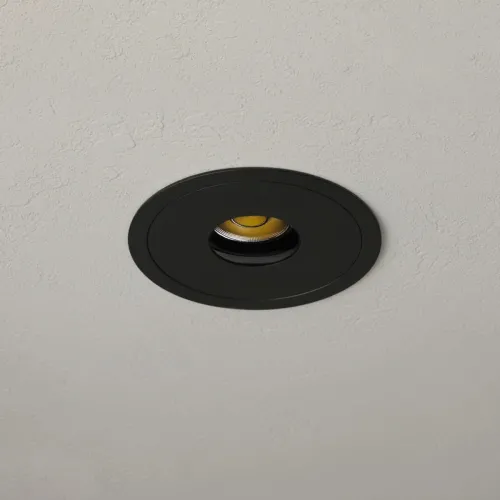 kelvo® PINADO KLV-101-0128 Χωνευτό Φωτιστικό Downlight Σποτ LED 7W 875lm 15° AC 220-240V IP20 Φυσικό Λευκό 4500K - Bridgelux COB Chip & TÜV SÜD Driver - Μαύρο Ματ - Μ8.3 x Π8.3 x Υ8.2cm / Q7.3cm - 5 Χρόνια Εγγύηση