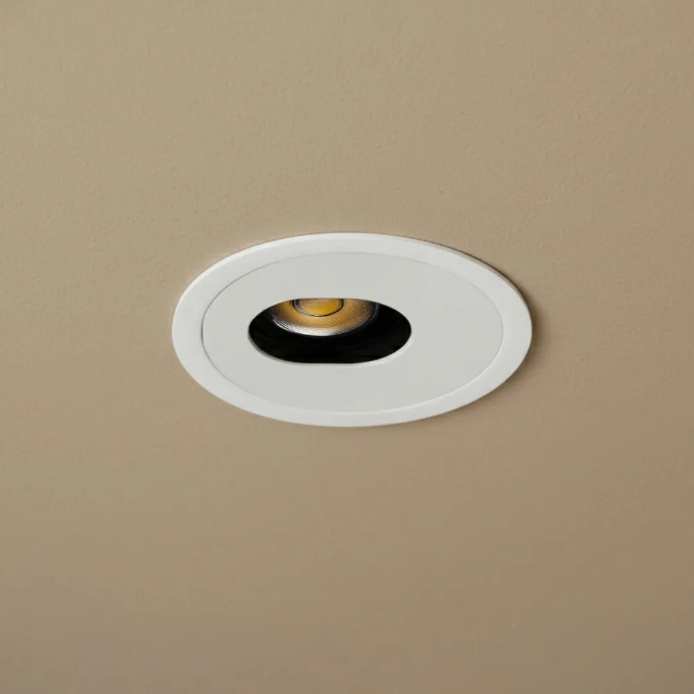 kelvo® ASYMMETRICAL KLV-101-0131 Χωνευτό Φωτιστικό Downlight Σποτ LED 7W 840lm 15°x30° AC 220-240V IP20 Θερμό Λευκό 2700K - Bridgelux COB Chip & TÜV SÜD Driver - Λευκό Ματ - Μ8.3 x Π8.3 x Υ8.2cm / Q7.3cm - 5 Χρόνια Εγγύηση