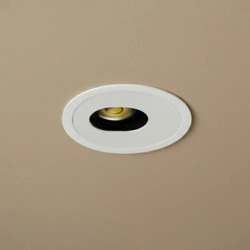 kelvo® ASYMMETRICAL KLV-101-0133 Χωνευτό Φωτιστικό Downlight Σποτ LED 7W 875lm 15°x30° AC 220-240V IP20 Φυσικό Λευκό 4500K - Bridgelux COB Chip & TÜV SÜD Driver - Λευκό Ματ - Μ8.3 x Π8.3 x Υ8.2cm / Q7.3cm - 5 Χρόνια Εγγύηση
