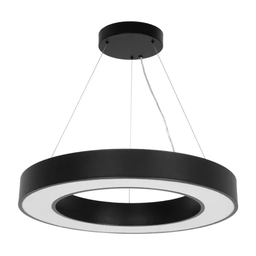 kelvo® RA KLV-101-0365 Κρεμαστό Φωτιστικό Οροφής LED 67W 6700lm 120° AC 220-240V IP20 Ρυθμιζόμενο Λευκό CCT με Χειριστήριο από 2700K έως 6000K Dimmable - Lumileds SMD Chip - Μαύρο Ματ - Μ60 x Π60 x Υ8cm - 3 Χρόνια Εγγύηση