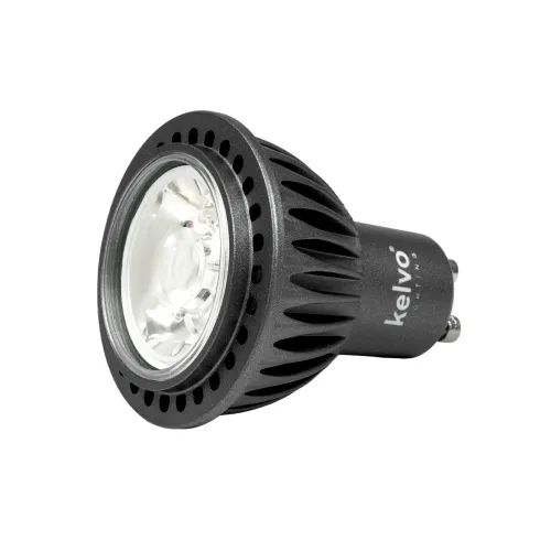 kelvo® KYRON 3° KLV-103-0001 Σποτ GU10 MR16 LED 3W 300lm CRI (Ra) ≥ 90 3° AC 220-240V IP20 Ultra Θερμό Λευκό 1800K Dimmable - CREE XPE Chip - Γκρι Ανθρακί Ματ - Μ5 x Π5 x Υ6cm - 3 Χρόνια Εγγύηση