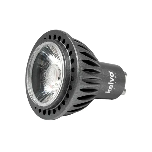 kelvo® KYRON 10° KLV-103-0004 Σποτ GU10 MR16 LED 5W 550lm CRI (Ra) ≥ 90 10° AC 220-240V IP20 Θερμό Λευκό 2700K Dimmable - CREE CXA Chip - Γκρι Ανθρακί Ματ - Μ5 x Π5 x Υ6cm - 3 Χρόνια Εγγύηση
