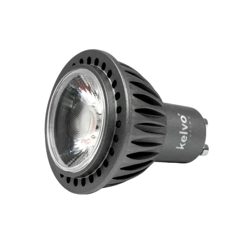 kelvo® KYRON 10° KLV-103-0006 Σποτ GU10 MR16 LED 7W 770lm CRI (Ra) ≥ 90 10° AC 220-240V IP20 Θερμό Λευκό 2700K Dimmable - CREE CXA Chip - Γκρι Ανθρακί Ματ - Μ5 x Π5 x Υ6cm - 3 Χρόνια Εγγύηση