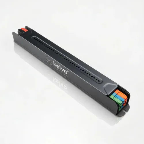kelvo® PULSE KLV-107-0003 Ultra Slim Τροφοδοτικό/Μετασχηματιστής Class I PELV 100W 4.1A AC 220-240V σε DC 24V IP20 - Γκρι Ανθρακί Ματ - Μ23 x Π2.6 x Υ2.4cm - 5 Χρόνια Εγγύηση