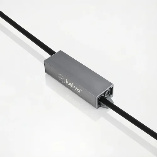 kelvo® SELAS KLV-107-0018 Τροφοδοτικό/Μετασχηματιστής Class II SELV 15W 1.25A AC 220-240V σε DC 12V Αδιάβροχο IP67 - Γκρι Ανθρακί Ματ - Μ11 x Π3 x Υ2cm - 5 Χρόνια Εγγύηση