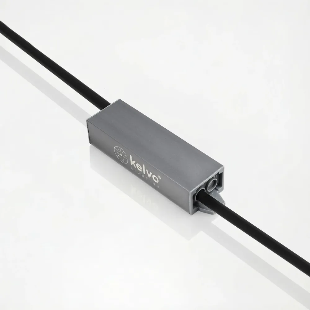 kelvo® SELAS KLV-107-0028 Τροφοδοτικό/Μετασχηματιστής Class II SELV 15W 0.63A AC 220-240V σε DC 24V Αδιάβροχο IP67 - Γκρι Ανθρακί Ματ - Μ11 x Π3 x Υ2cm - 5 Χρόνια Εγγύηση