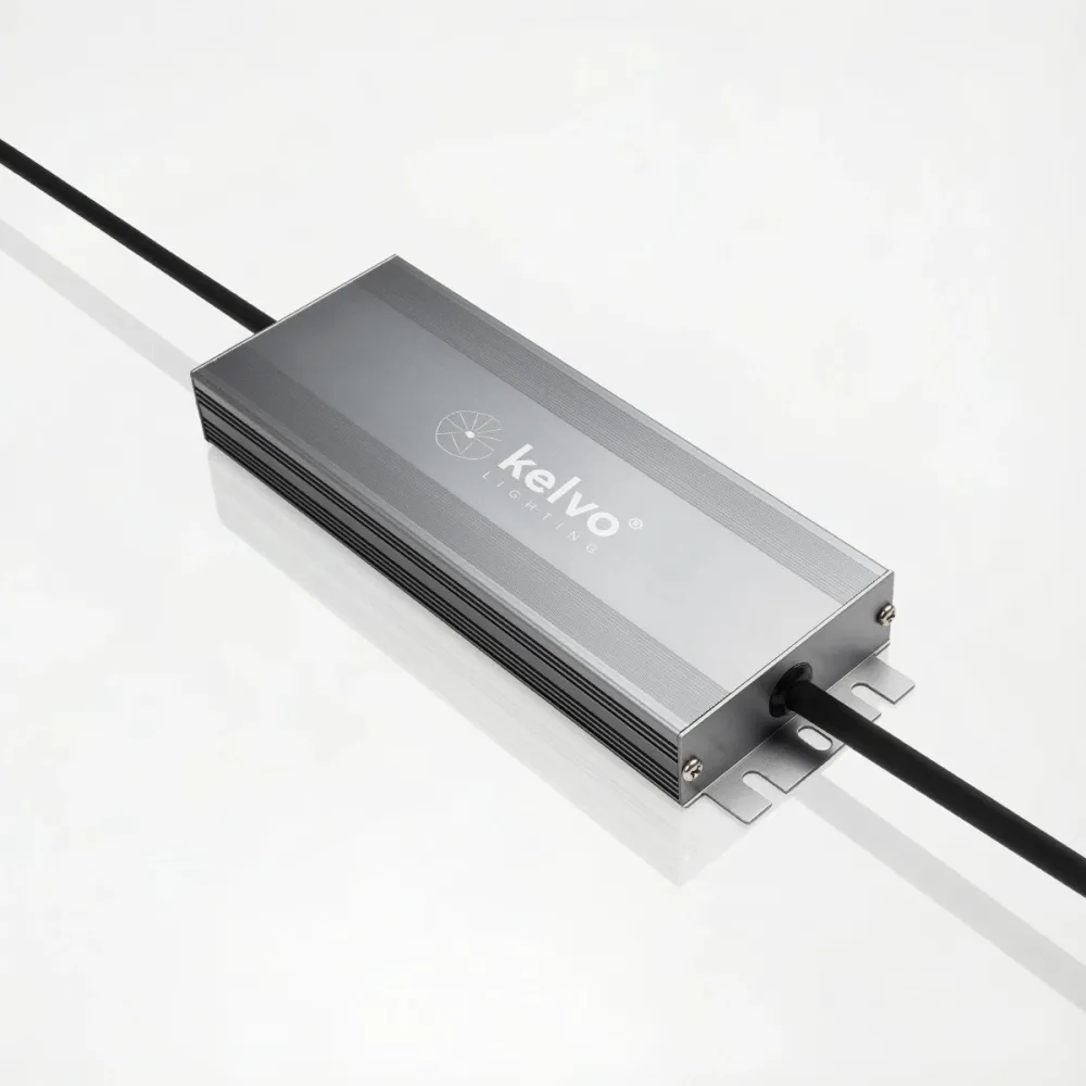kelvo® SELAS KLV-107-0033 Τροφοδοτικό/Μετασχηματιστής Class I PELV 100W 4.2A AC 220-240V σε DC 24V Αδιάβροχο IP67 - Γκρι Ανθρακί Ματ - Μ18.9 x Π6.5 x Υ2.2cm - 5 Χρόνια Εγγύηση
