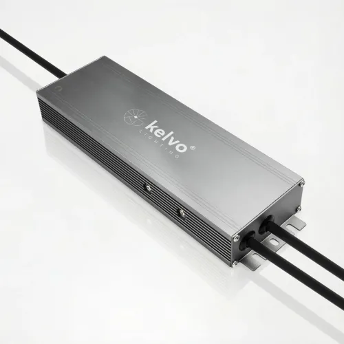kelvo® SELAS KLV-107-0035 Τροφοδοτικό/Μετασχηματιστής Class I PELV 200W 8.3A AC 220-240V σε DC 24V Αδιάβροχο IP67 - Γκρι Ανθρακί Ματ - Μ25 x Π7.2 x Υ3.2cm - 5 Χρόνια Εγγύηση