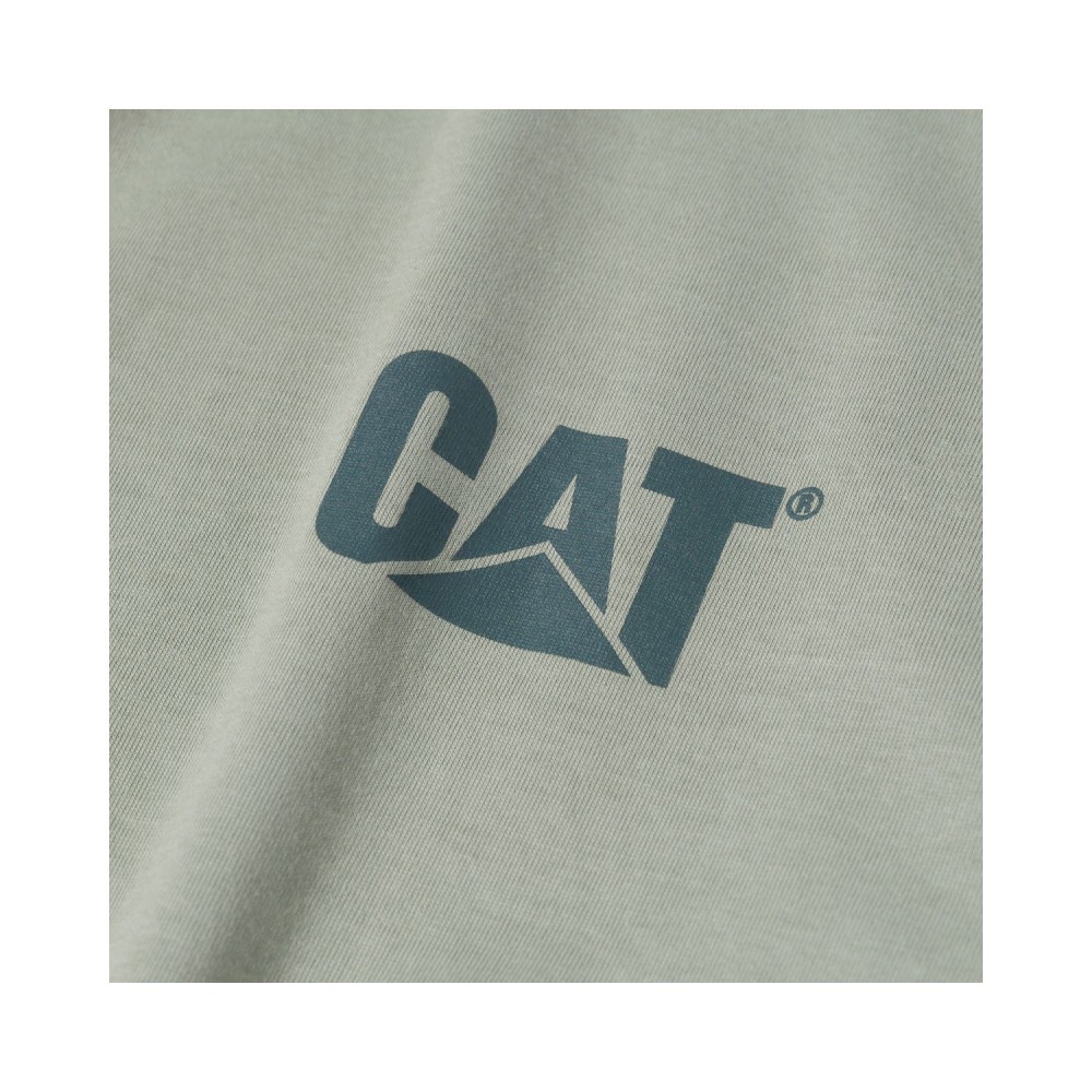 CAT Μπλουζάκι μακρυμάνικο trademark tee πράσινο L 1510034-16-5808