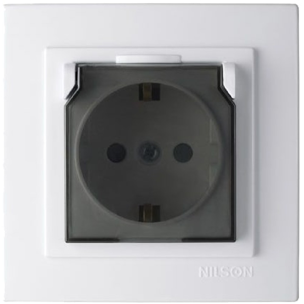 GEYER Πρίζα σούκο με καπάκι nilson 24111020