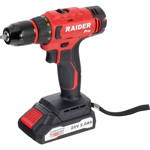 RAIDER R20 Set Δραπανοκατσάβιδο 13mm 50Nm 2Ah RDP-PCDI20 030236