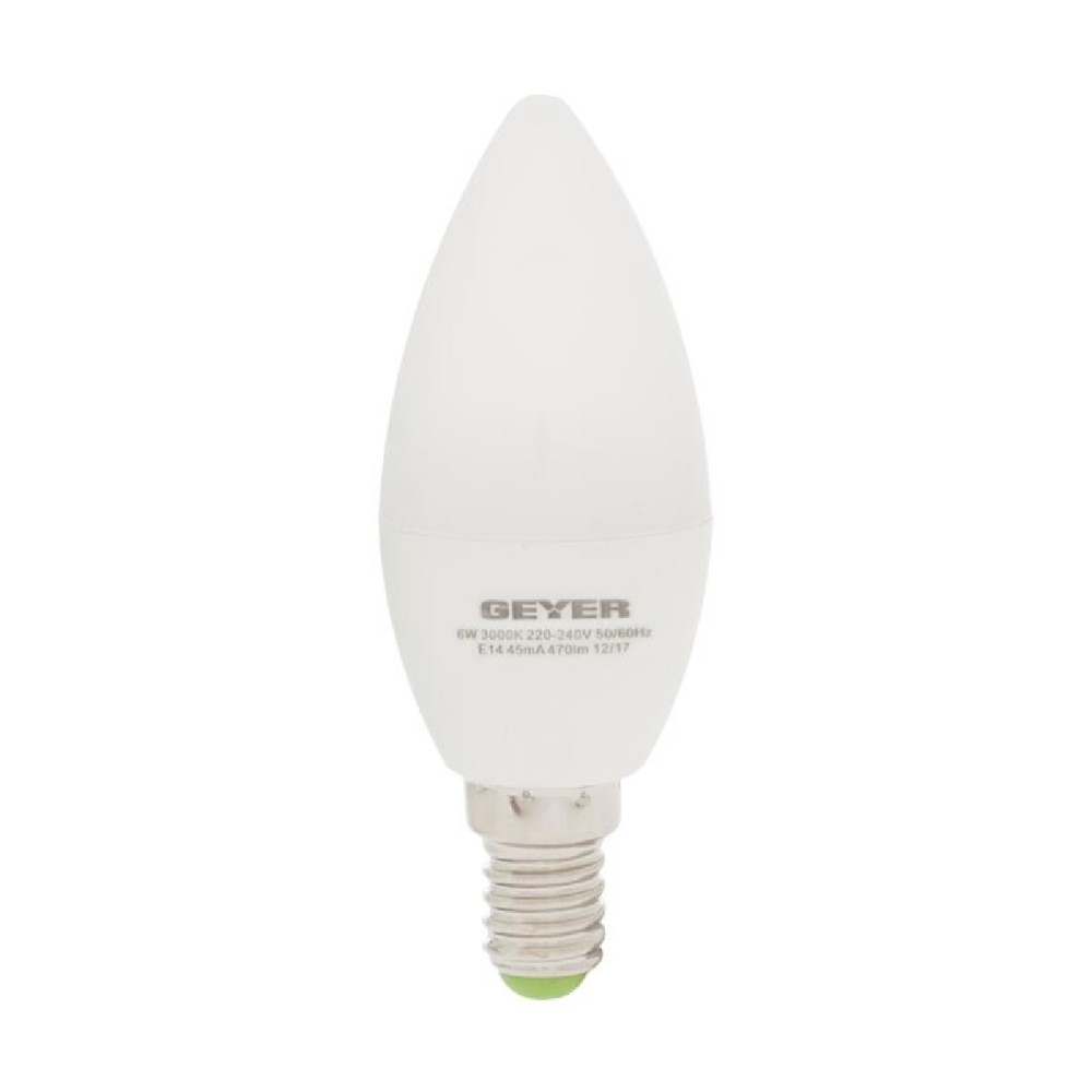 GEYER Λάμπα led κεράκι C35 E14 4.5W κίτρινο 470LM LCWE145E