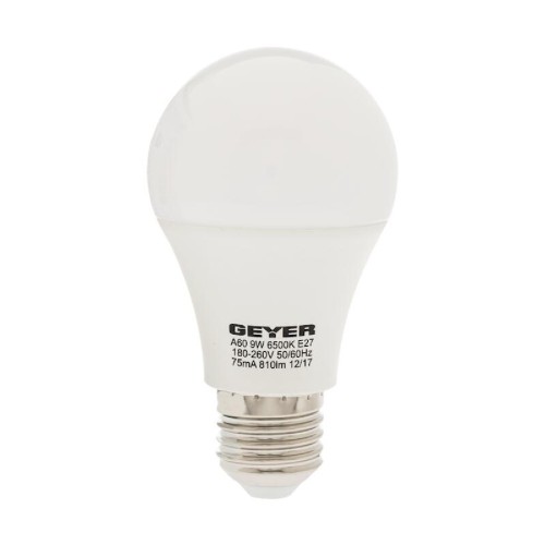 GEYER Λάμπα led Α60 E27 8W λευκό 806LM LACE279S