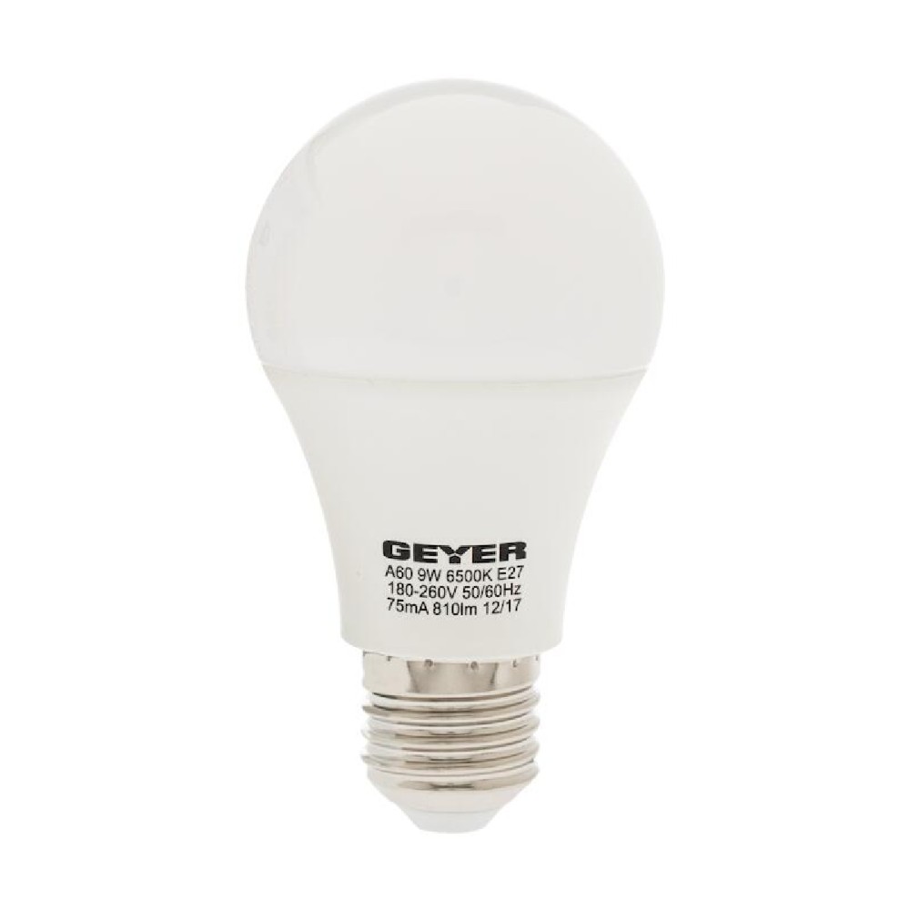 GEYER Λάμπα led Α60 E27 9.5W ψυχρό 1055LM LADE2710E