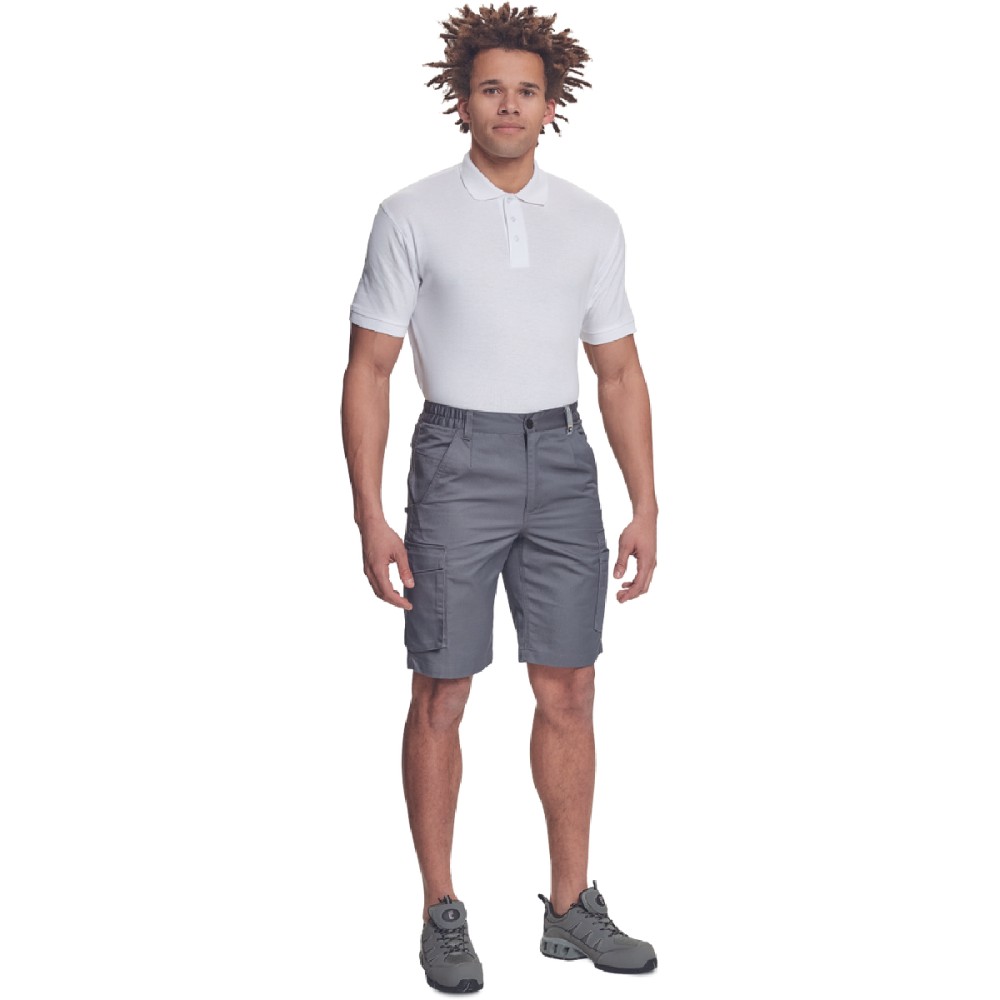 Βερμούδα εργασίας Gijon γκρι 65%poly-35%cott, 195 g/m² No 60/2XL