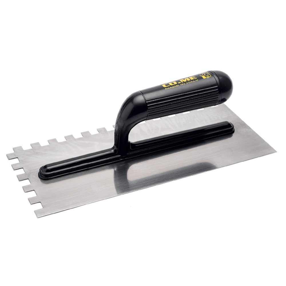 COME Σπάτουλα κόλλας πλαστική λαβή 10Χ10 280x120x0,6mm 320PL-D