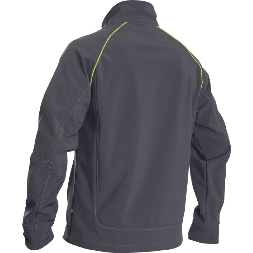ΜΠΟΥΦΑΝ SOFTSHELL ΕΡΓΑΣΙΑΣ ΑΔΙΑΒΡΟΧΟ GREENDALE ΑΝΘΡΑΚΙ/ΛΑΙΜ 94%poly-6%elast, 320 g/m² 2XL