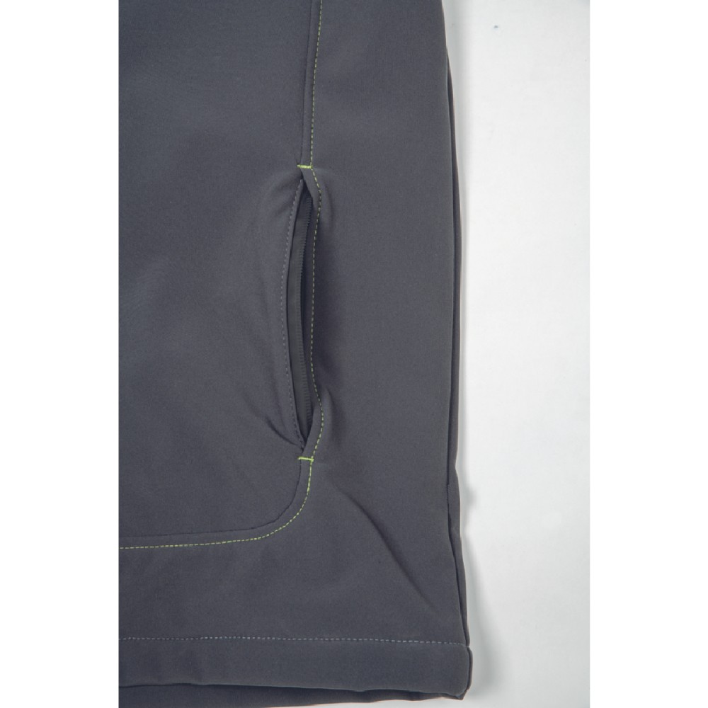 ΜΠΟΥΦΑΝ SOFTSHELL ΕΡΓΑΣΙΑΣ ΑΔΙΑΒΡΟΧΟ GREENDALE ΑΝΘΡΑΚΙ/ΛΑΙΜ 94%poly-6%elast, 320 g/m² 2XL
