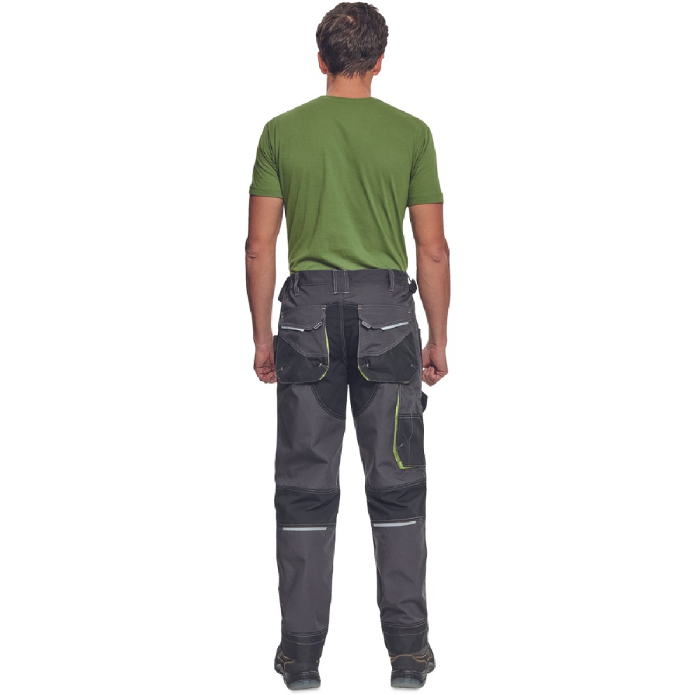 ΠΑΝΤΕΛΟΝΙ ΕΡΓΑΣΙΑΣ GREENDALE ΑΝΘΡΑΚΙ/ΛΑΙΜ 65%poly-35%cott, 270 g/m² No 52/L