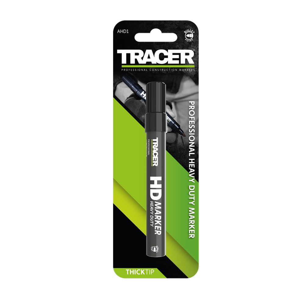TRACER Μαρκαδόρος ανεξίτηλος βαρέως τύπου μαύρος AHD1
