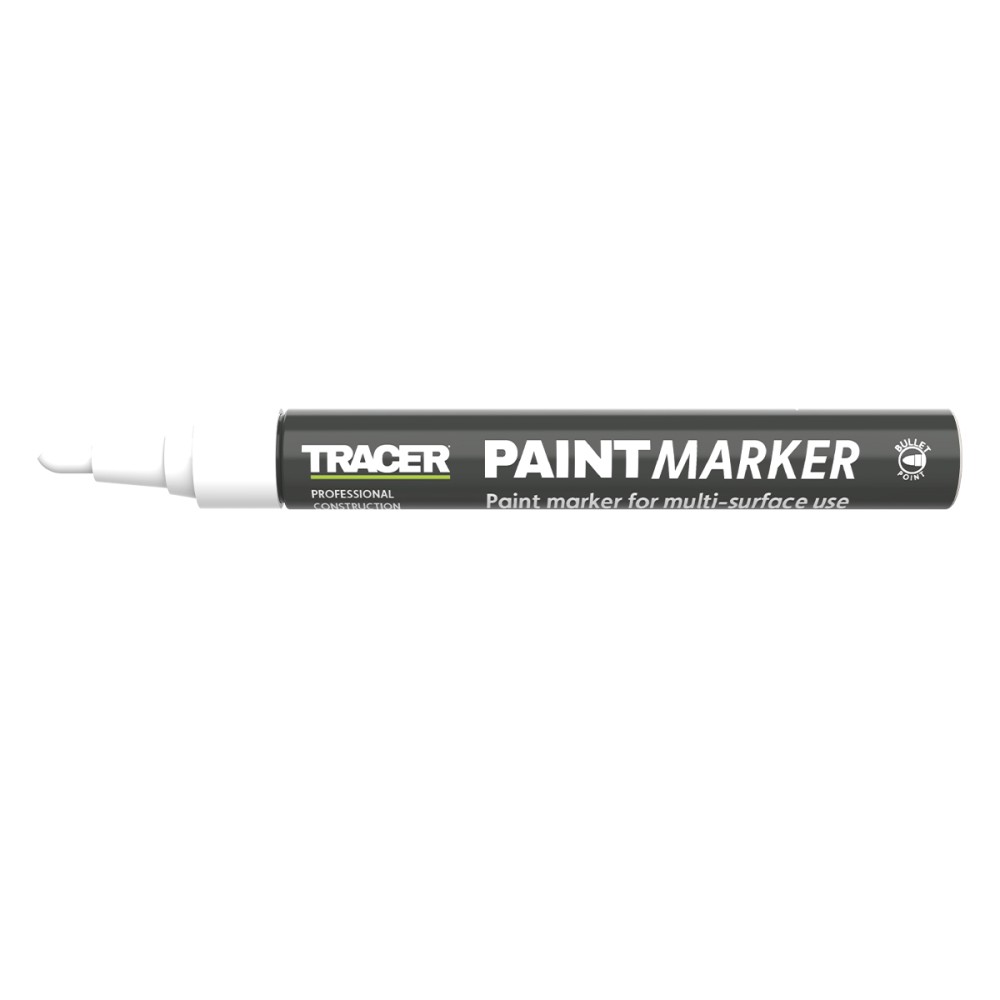 TRACER Μαρκαδόρος ανεξίτηλος βαρέως τύπου λευκός APTM2