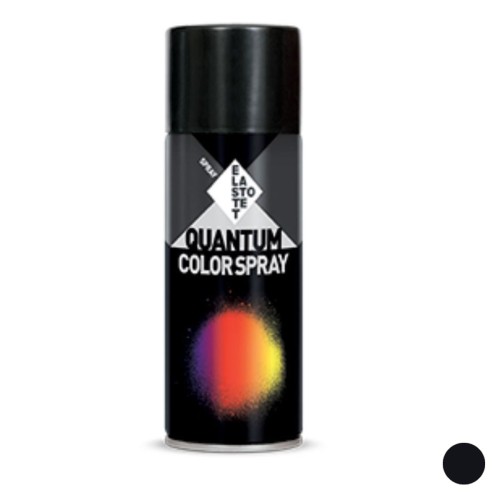 Σπρέι μαύρο γυαλιστερό "Black Gloss" Quantum RAL 9005 - 400ml