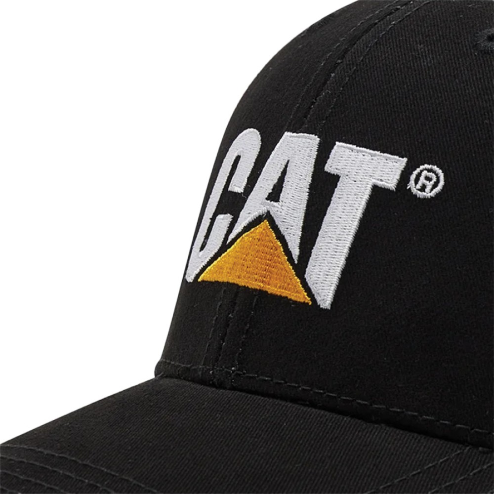 CAT Καπέλο εργασίας jockey μαύρο one size W01791