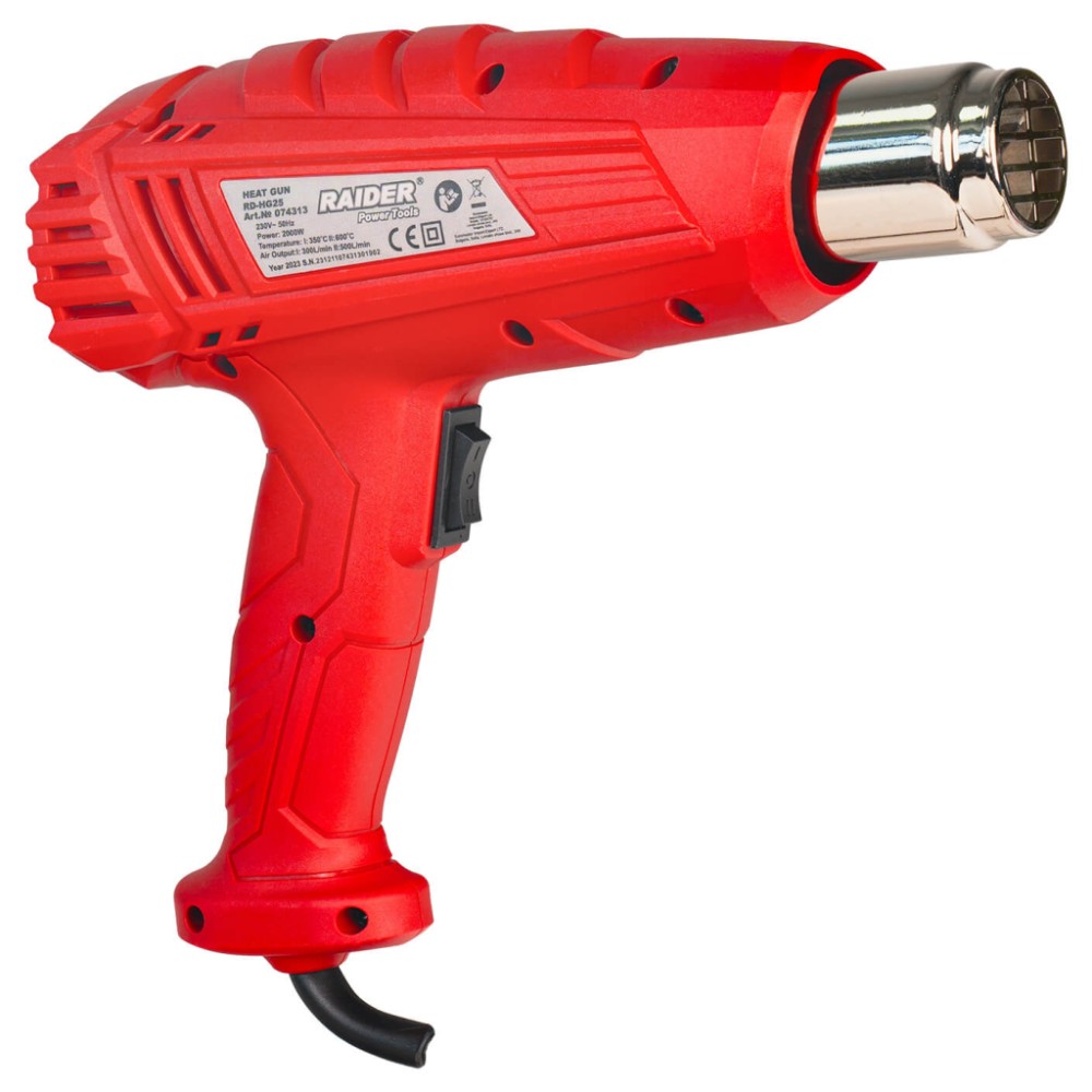 RAIDER Πιστόλι θερμού αέρα 2000W RD-HG25 074313