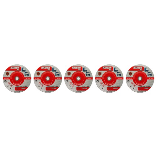 RAIDER Τροχός κοπής inox A60T 230*2.0*22.2mm σε μεταλικό κουτί 160159 (τιμή/τεμ)