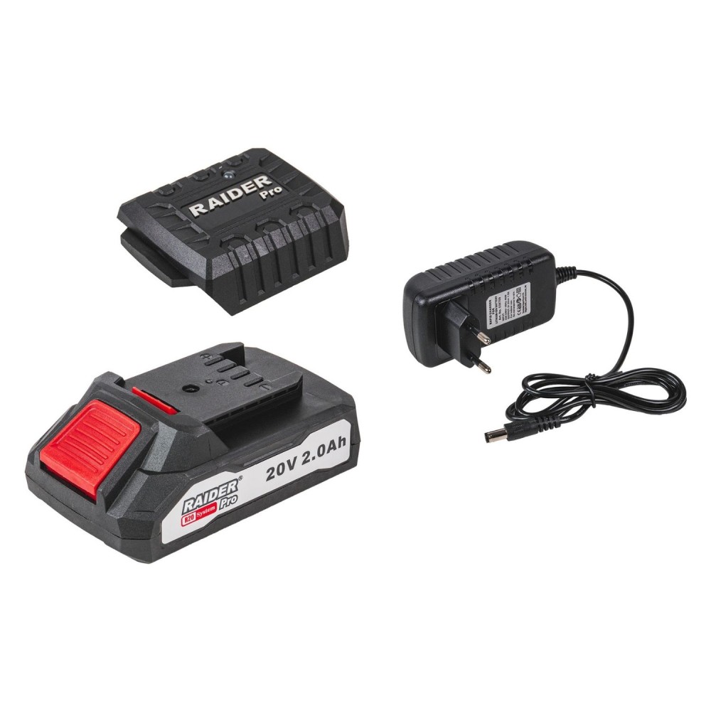 RAIDER R20 Φορτιστής & μπαταρία Li-ion 20V 2Ah RDP-R20 032133