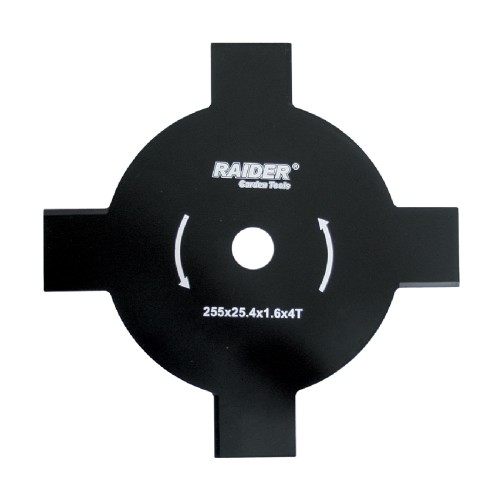 RAIDER Θαμνοκοπτικού δίσκος 4 δόντια 255MM 110229