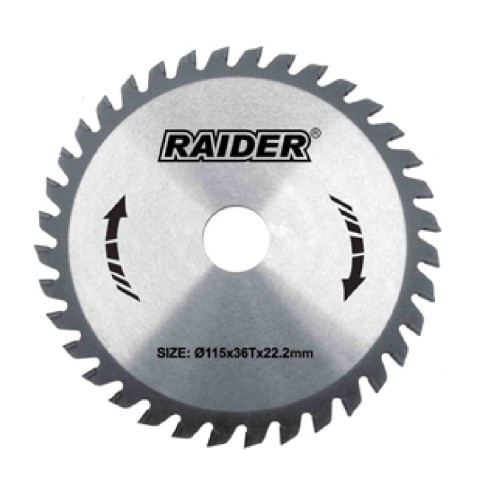 RAIDER Δίσκος κοπής ξύλου Φ20/ Φ160/24Δόντια 163106
