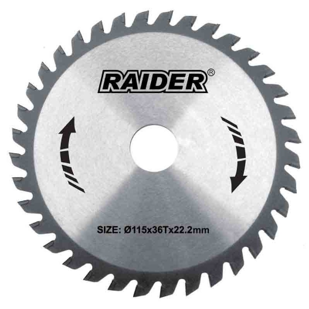RAIDER Δίσκος κοπής ξύλου Φ25,4/Φ190/40Δόντια 163129