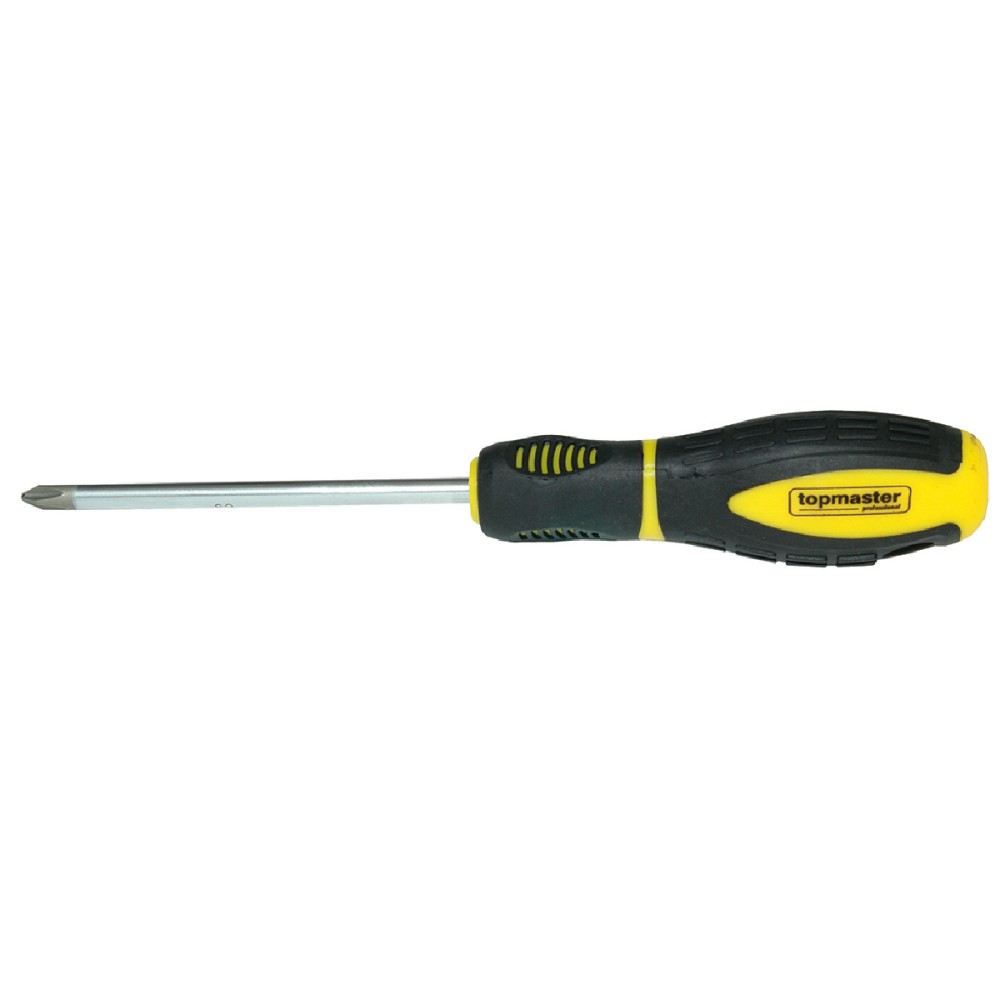 TOP MASTER Κατσαβίδι Cr-V PH1*100ΜΜ 221515