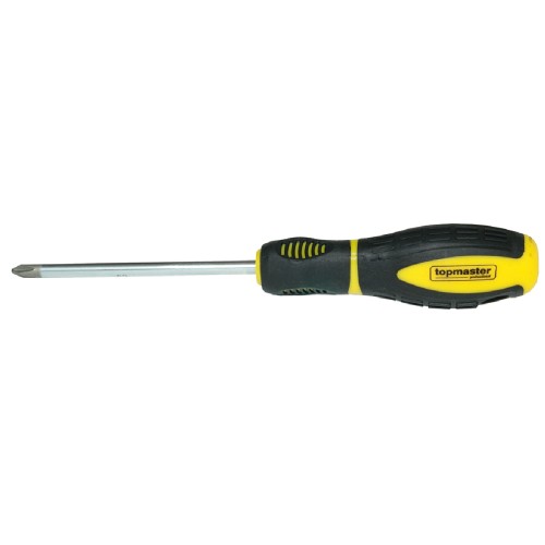 TOP MASTER Κατσαβίδι Cr-V PH1*100ΜΜ 221515