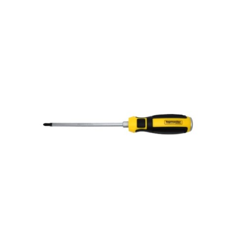 TOP MASTER Κατσαβίδι περαστά ίσιο Cr-V 6x125MM 221601