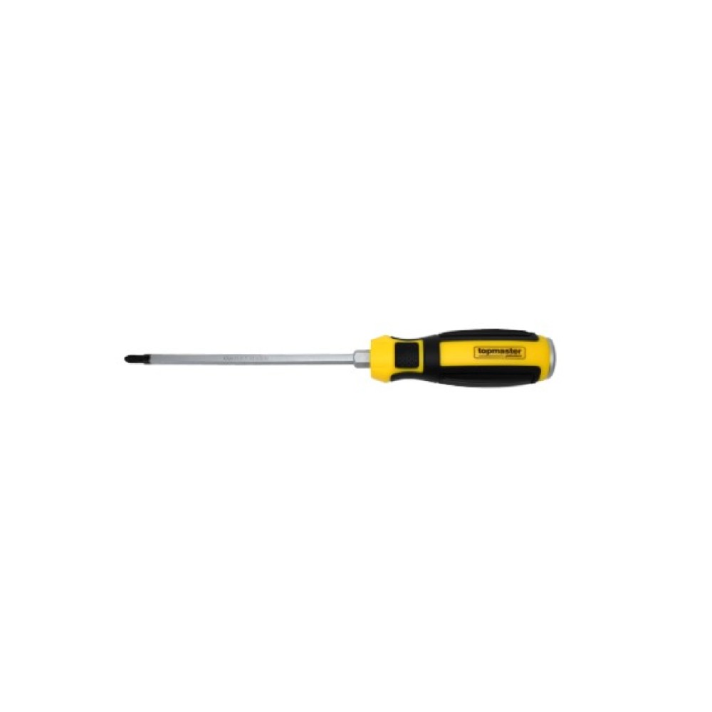 TOP MASTER Κατσαβίδι περαστά ίσιο Cr-V 8x200MM 221603