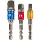 TOP MASTER Αντάπτορες hex για καρυδάκια 1/4", 3/8", 1/2" σετ 3τεμ. 330312