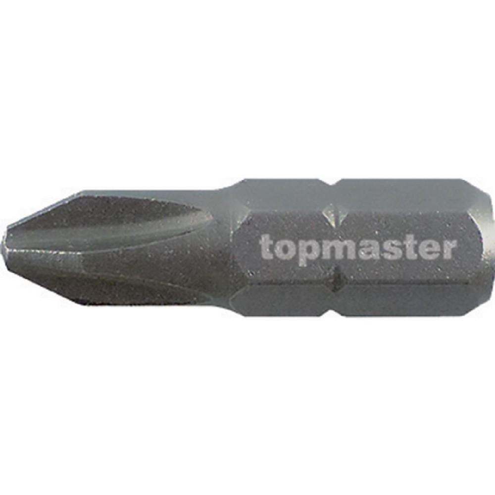 TOP MASTER Μύτη κατσαβιδιού με μέγεθος PH3 25mm συσκευασία 2τεμ. 338702