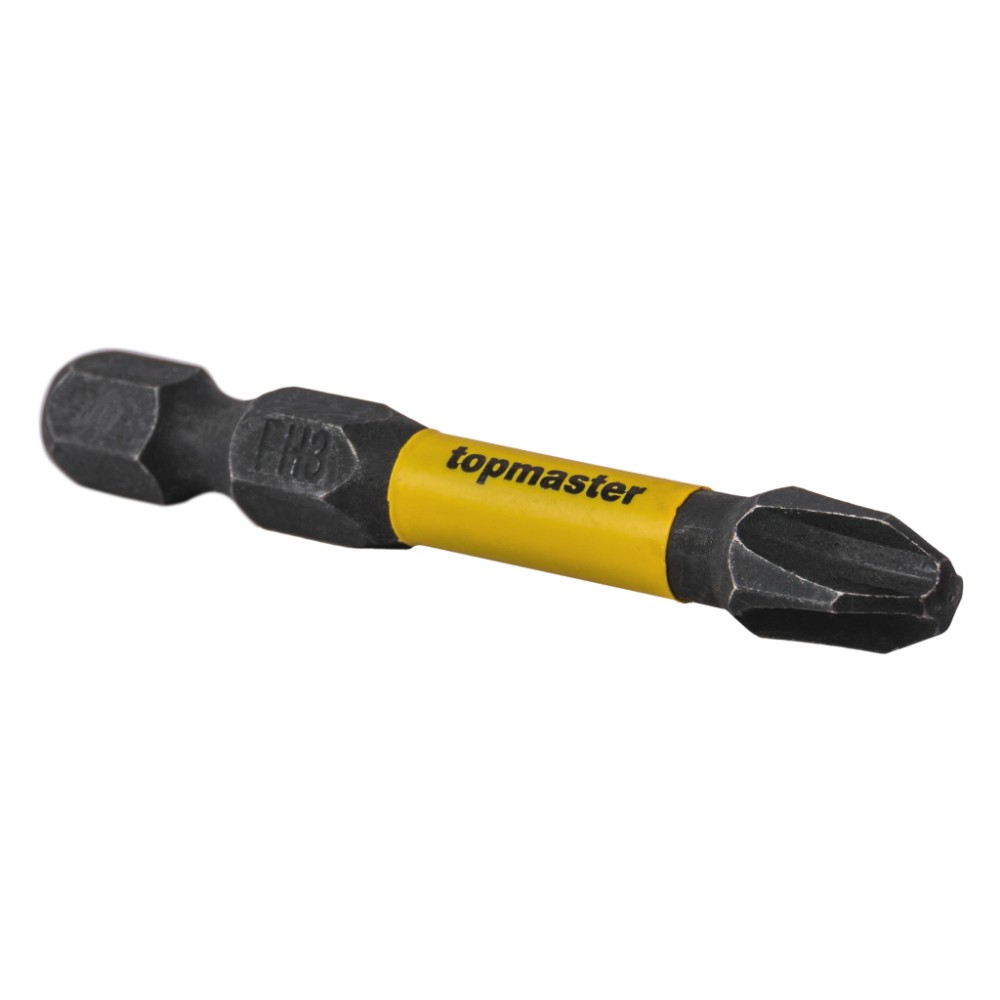 TOP MASTER Μύτη κατσαβιδιού Impact σταυρός με μέγεθος PH3 50mm συσκευασία 2τεμ. 338732