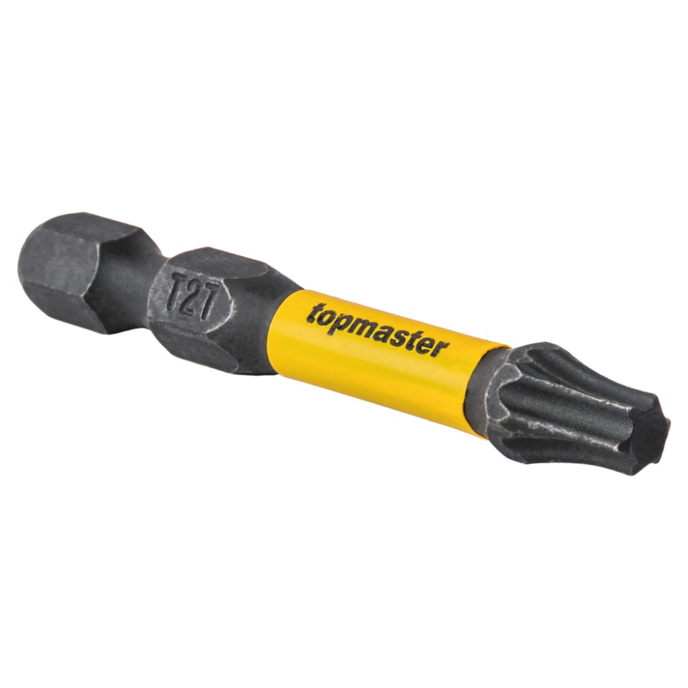 TOP MASTER Μύτη κατσαβιδιού Impact Torx με μέγεθος TX27 50mm συσκευασία 2τεμ. 338739