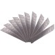 TOP MASTER Λάμες φαλτσέτας μαύρες 18x100x0.5mm SK2 10τεμ 370302