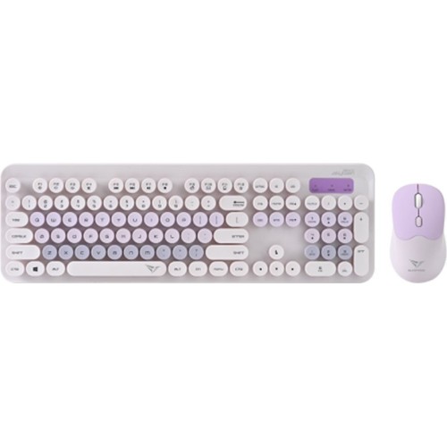 Alcatroz Jellybean A5000 Ασύρματο Σετ Πληκτρολόγιο και Ποντίκι 2.4G - Lilac