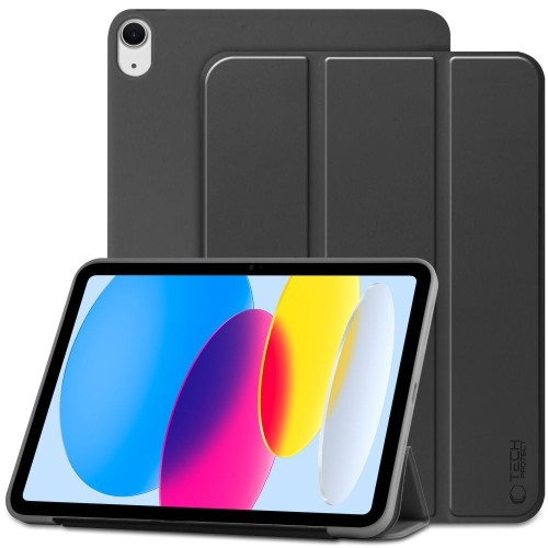 Tech-Protect SmartCase Θήκη Trifold για iPad 10.9 2022 (10 Gen.) / 10.9 2025 (A16) - Μαύρο