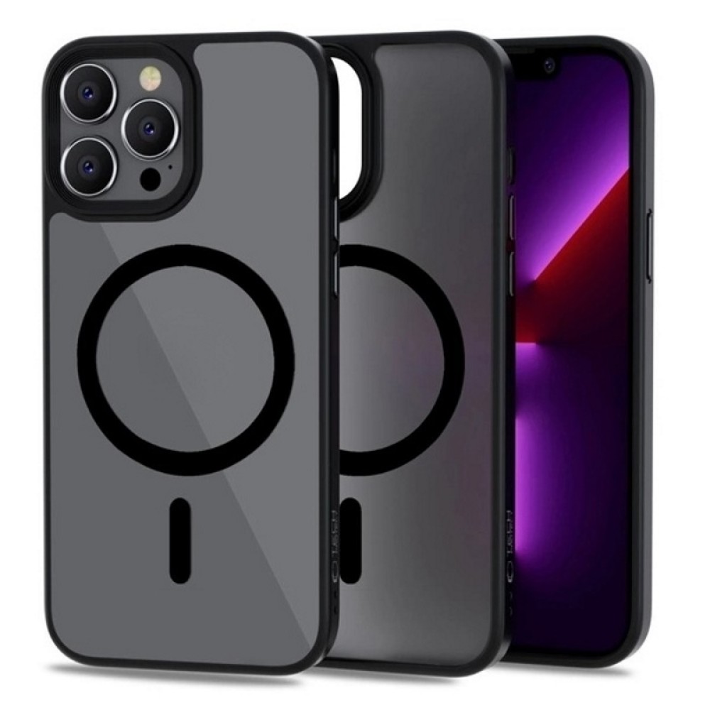 Tech-Protect Σκληρή Θήκη MagMat με MagSafe για iPhone 13 Pro Max - Μαύρο Φιμέ