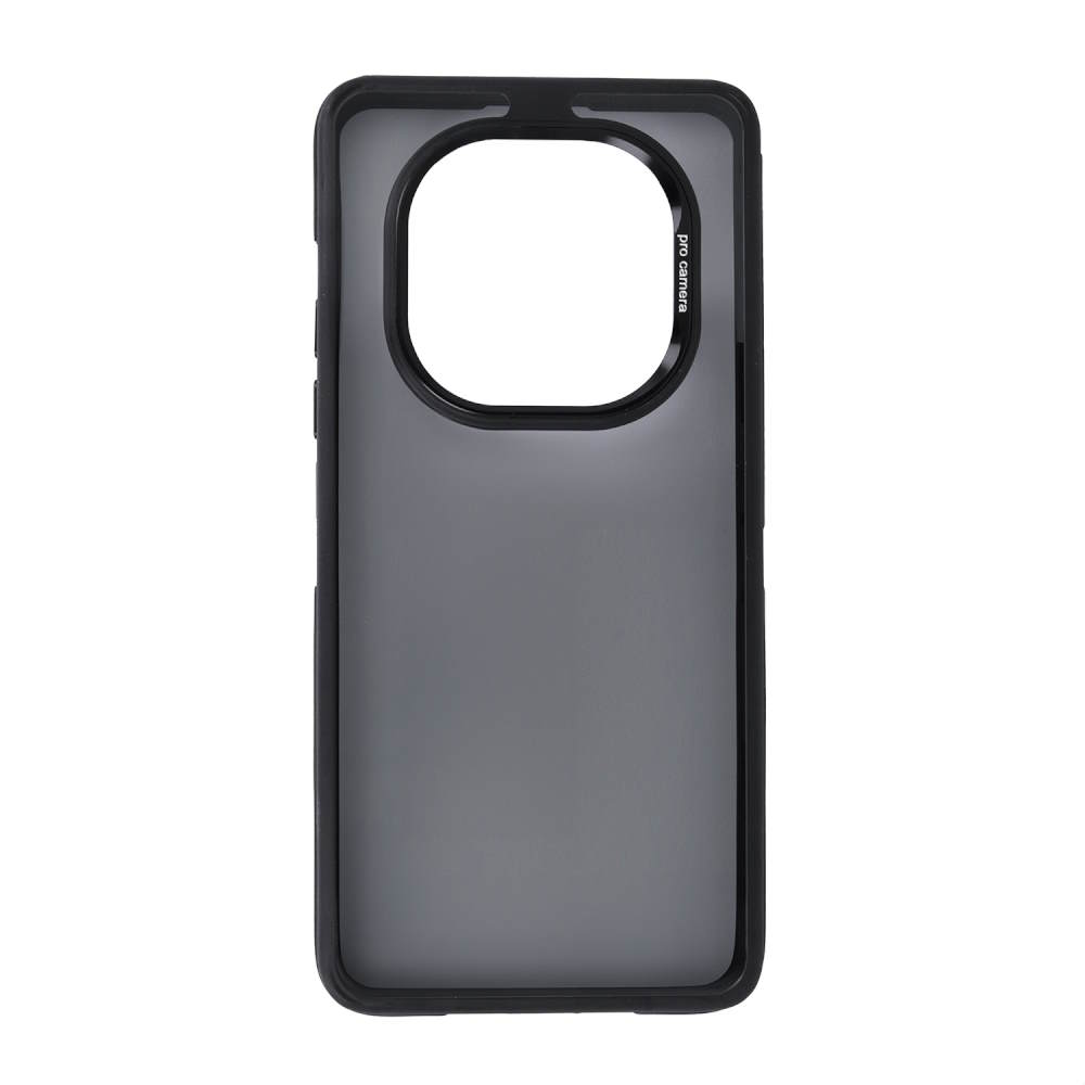 Θήκη Σκληρή Crystal για Xiaomi Redmi Note 14 Pro Plus 5G - Μαύρο Φιμέ