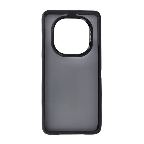 Θήκη Σκληρή Crystal για Xiaomi Redmi Note 14 Pro Plus 5G - Μαύρο Φιμέ